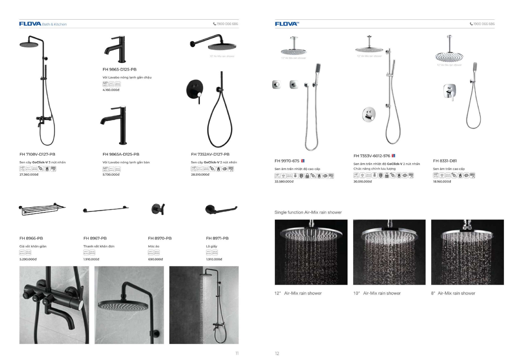 Thiết bị vệ sinh FLOVA Catalogue và Bảng giá mới nhất /Page 